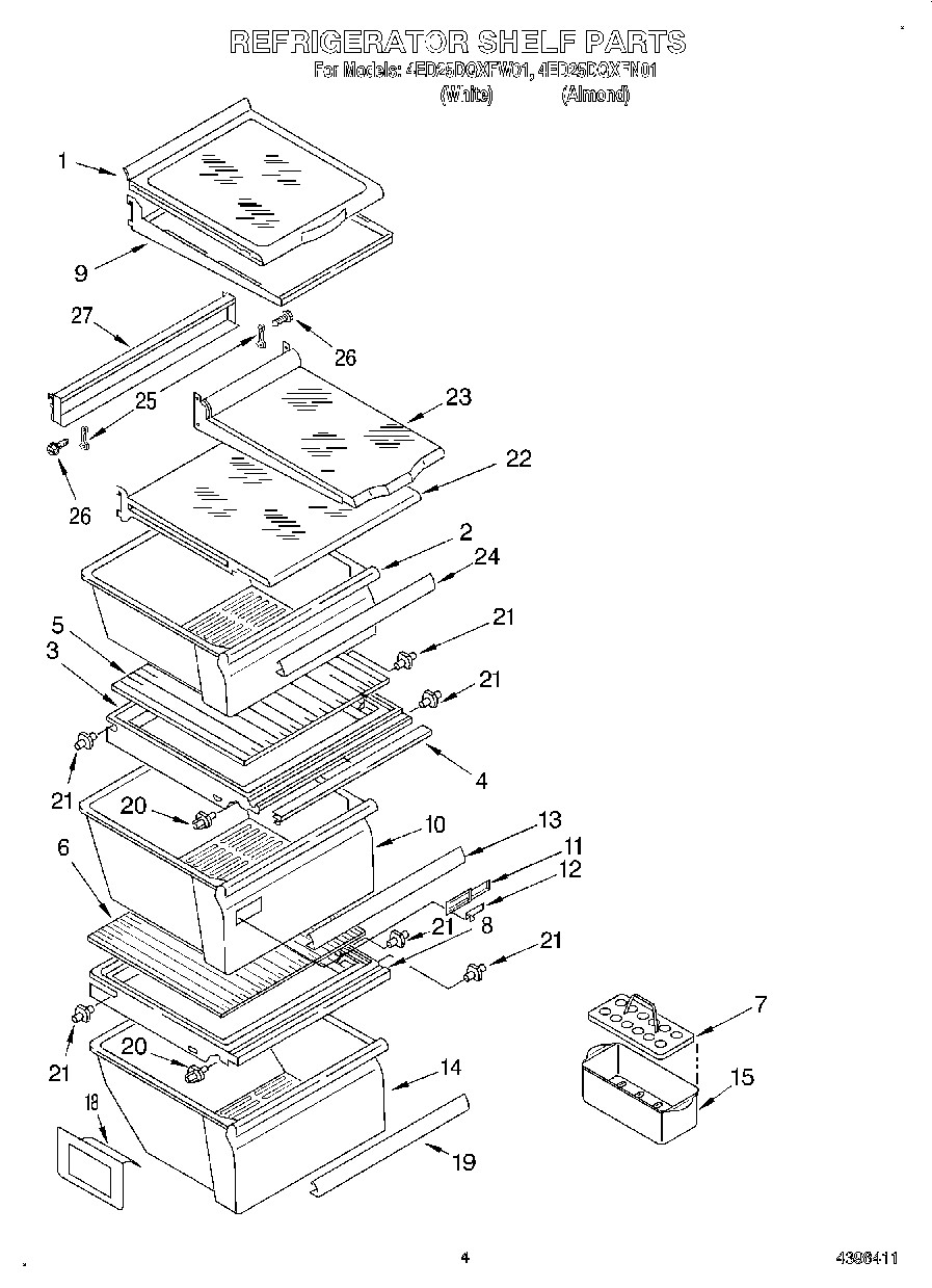 03 - REFRIGERATOR SHELF