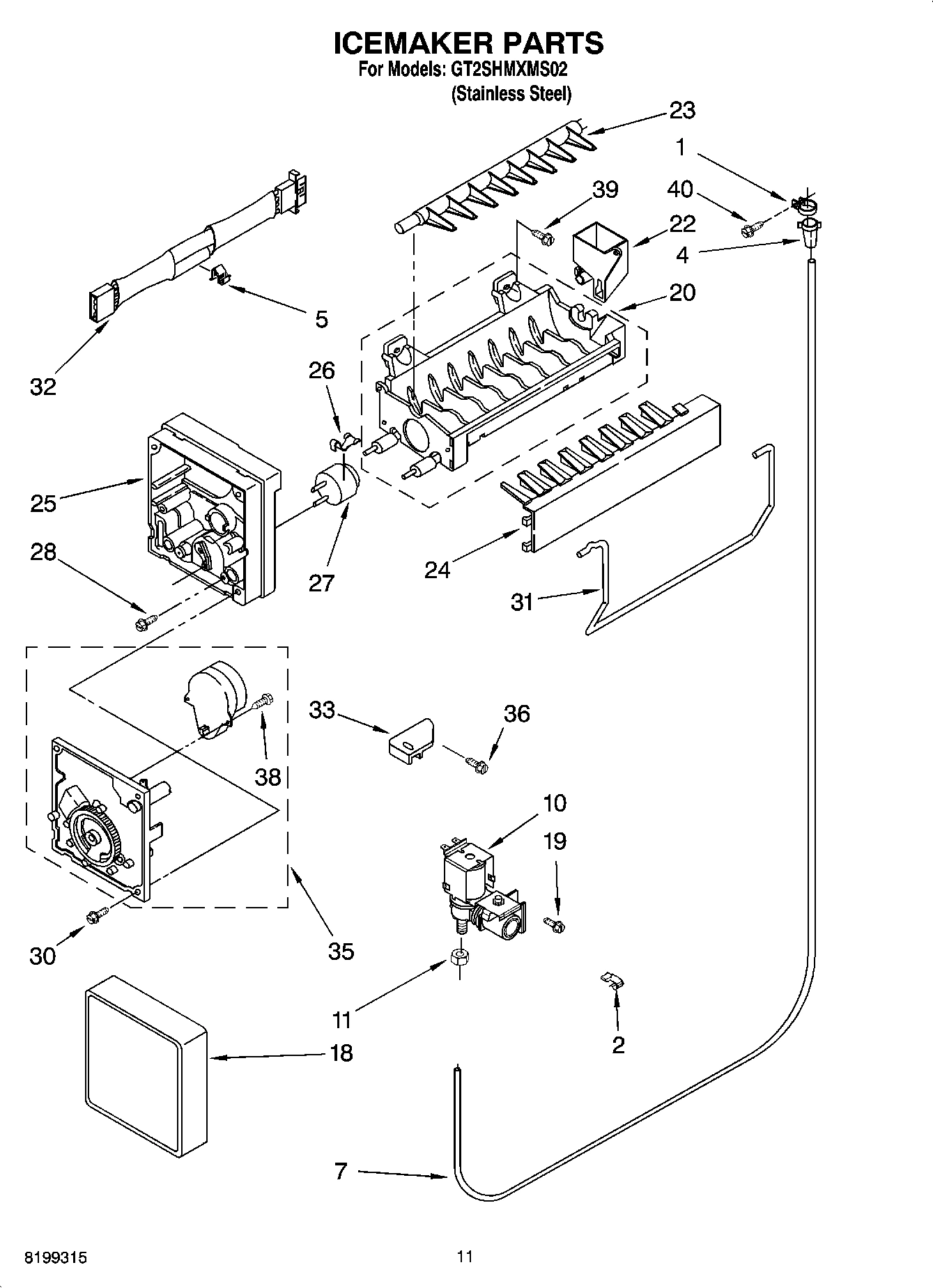 06 - ICEMAKER PARTS