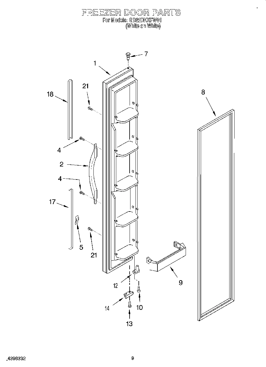 07 - FREEZER DOOR