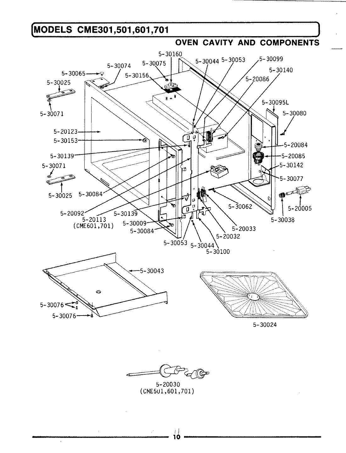 08 - OVEN CAVITY & COMPONENTS