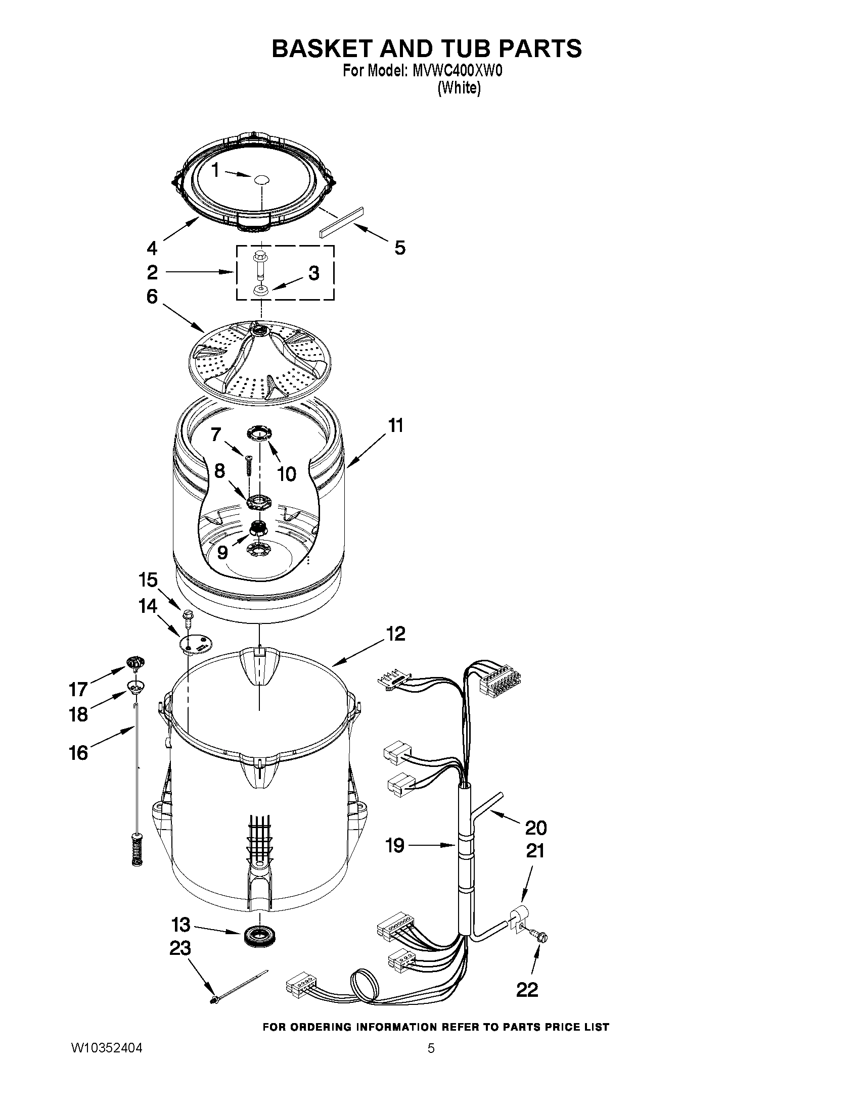 03 - BASKET AND TUB PARTS