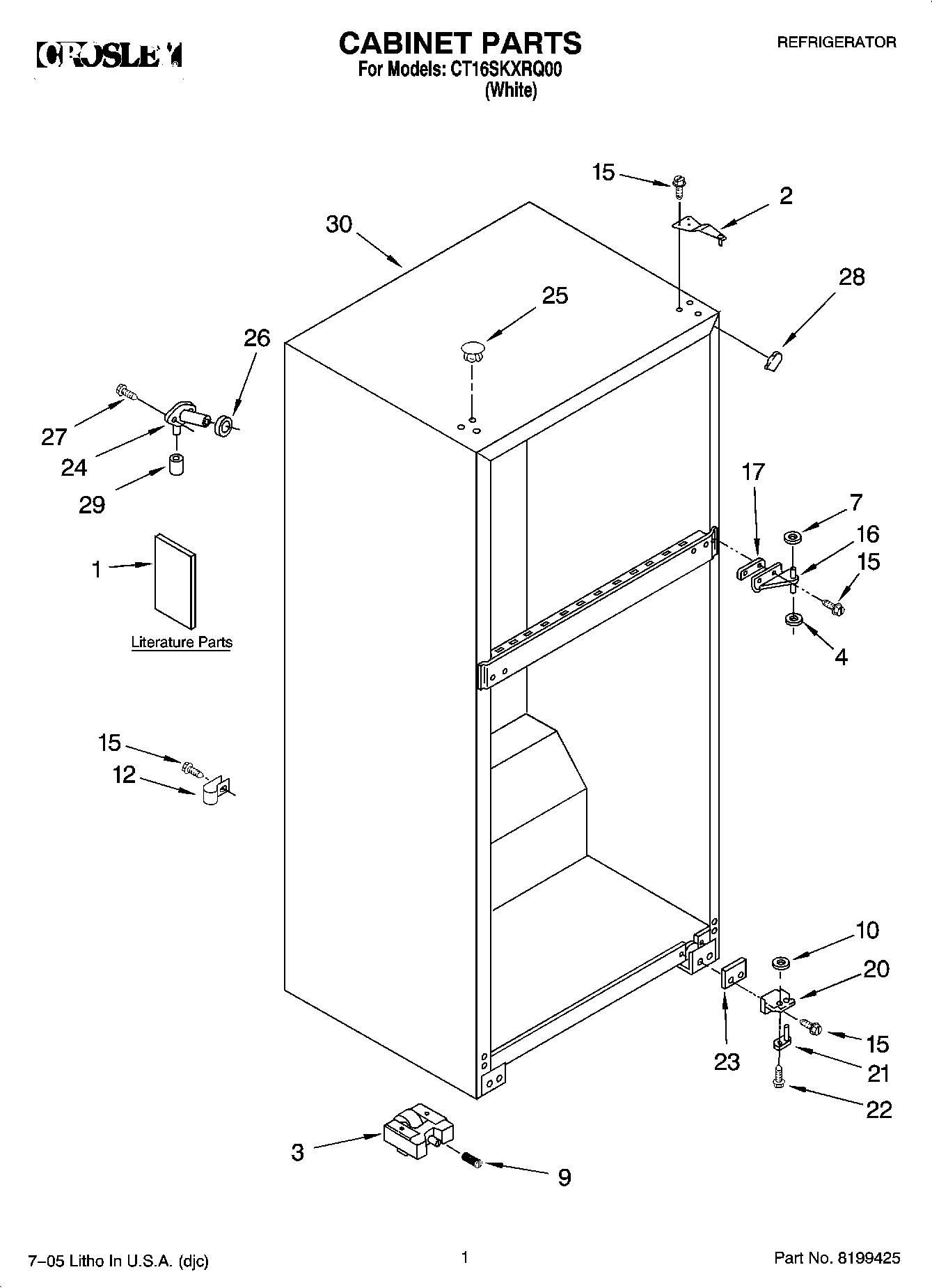 01 - CABINET PARTS