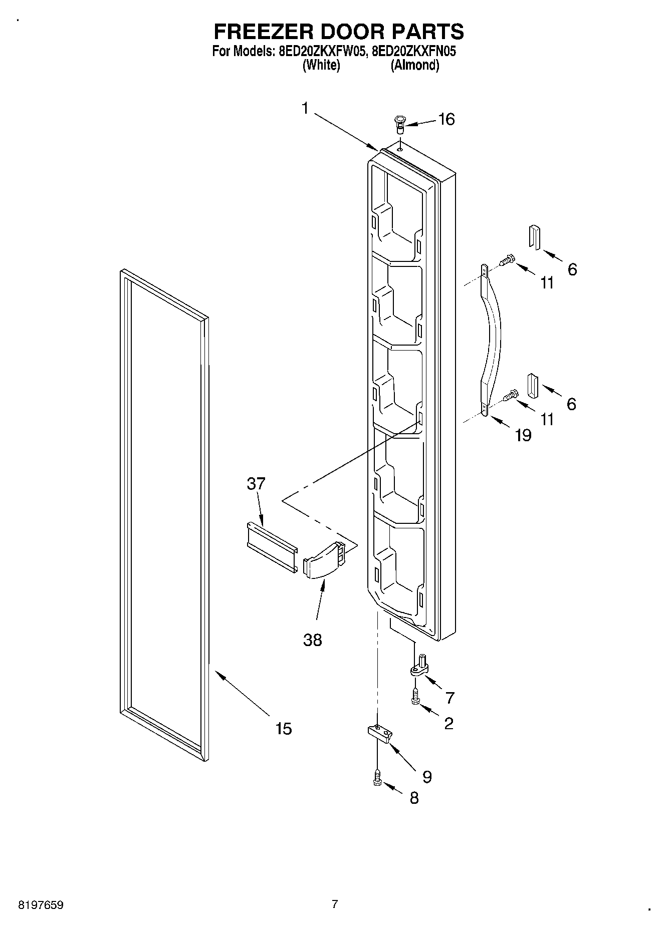05 - FREEZER DOOR