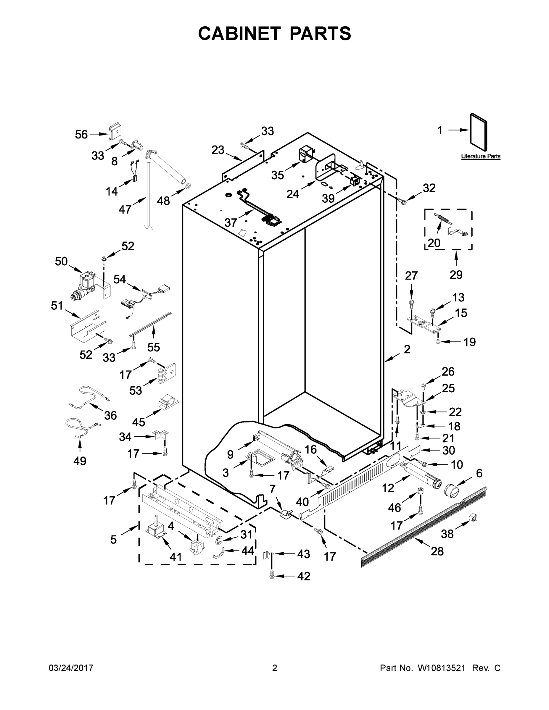 02 - CABINET PARTS