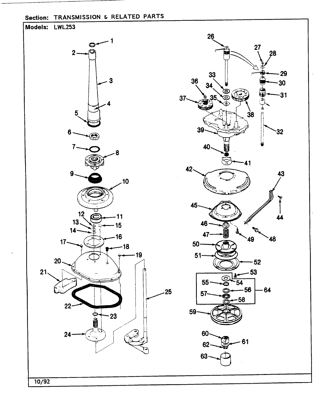 08 - TRANSMISSION & RELATED PARTS (REV. G-L)