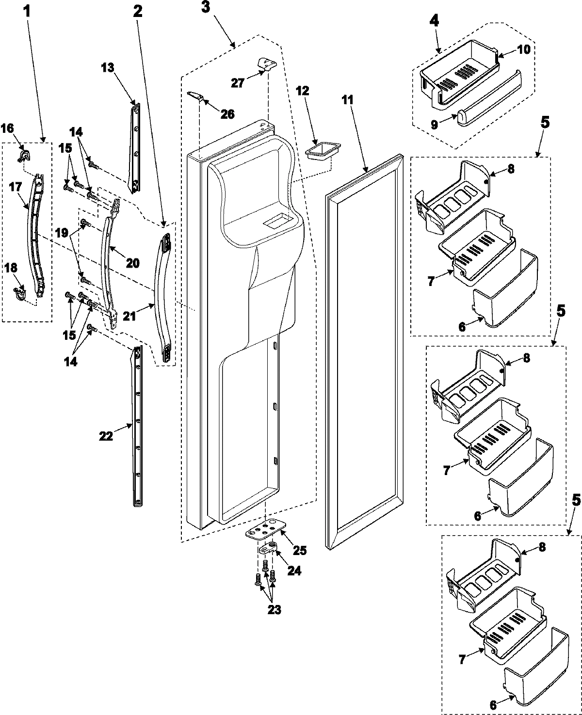 04 - FREEZER DOOR
