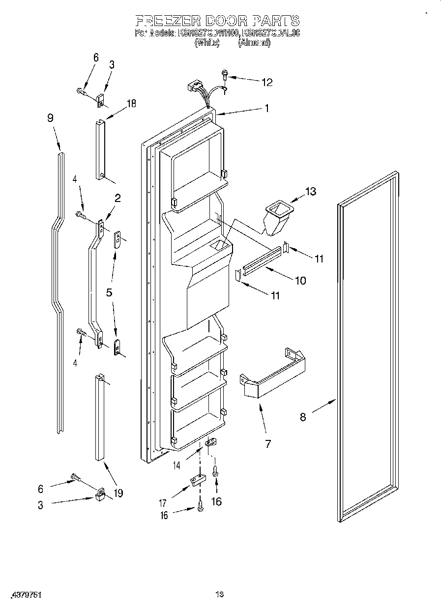08 - FREEZER DOOR