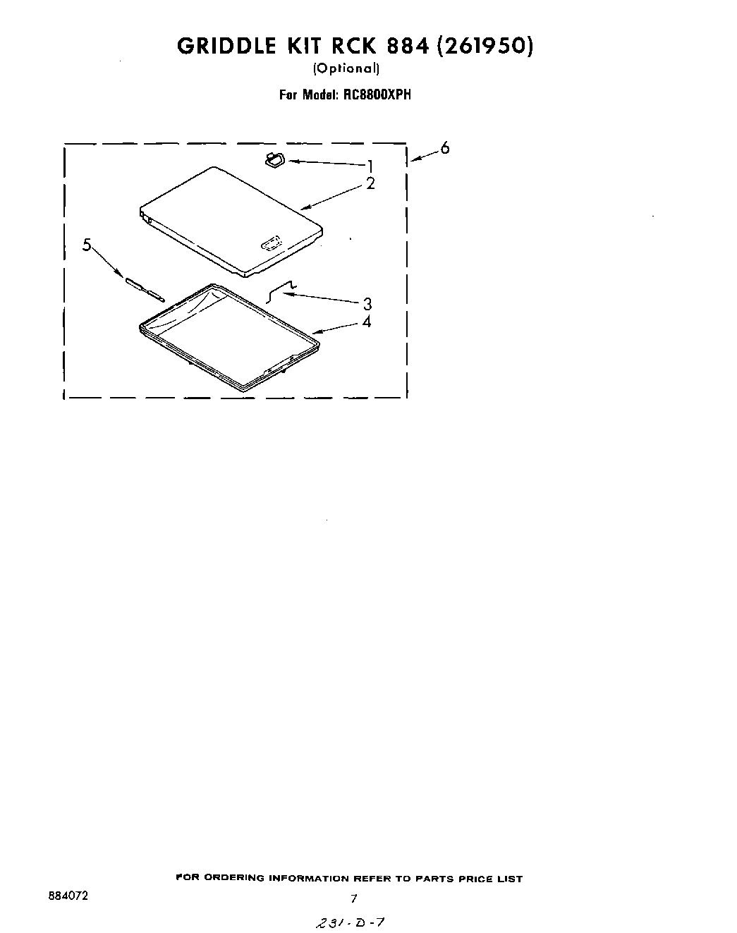 06 - GRIDDLE RCK884