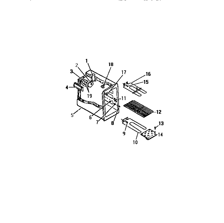 10 - OVEN LINER, HEATING ELEMENTS