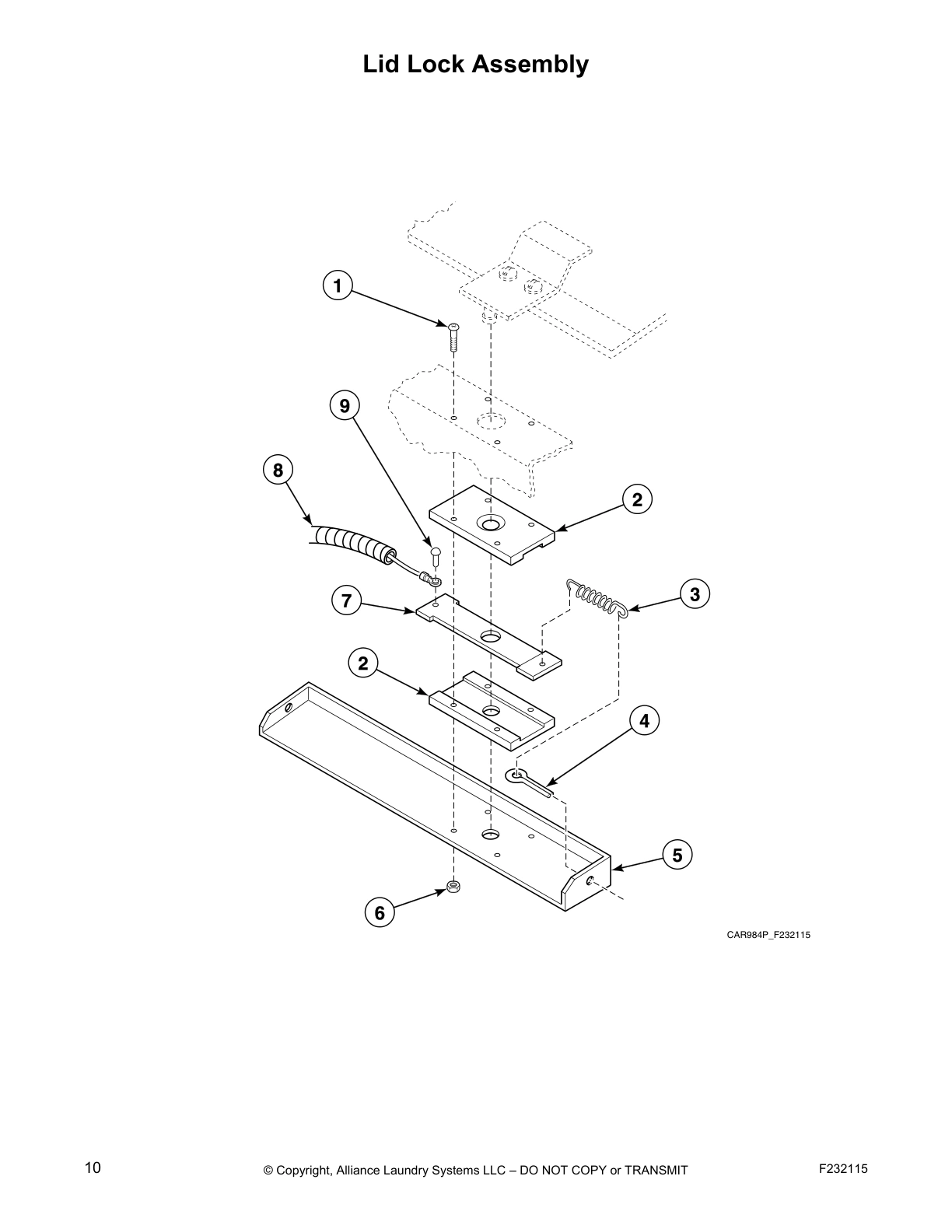 Lid Lock Assembly