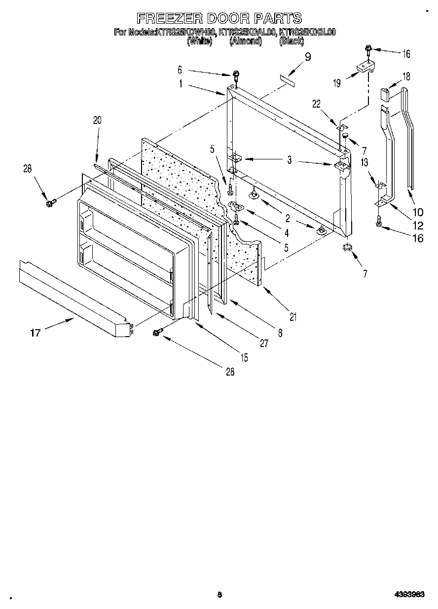 05 - FREEZER DOOR