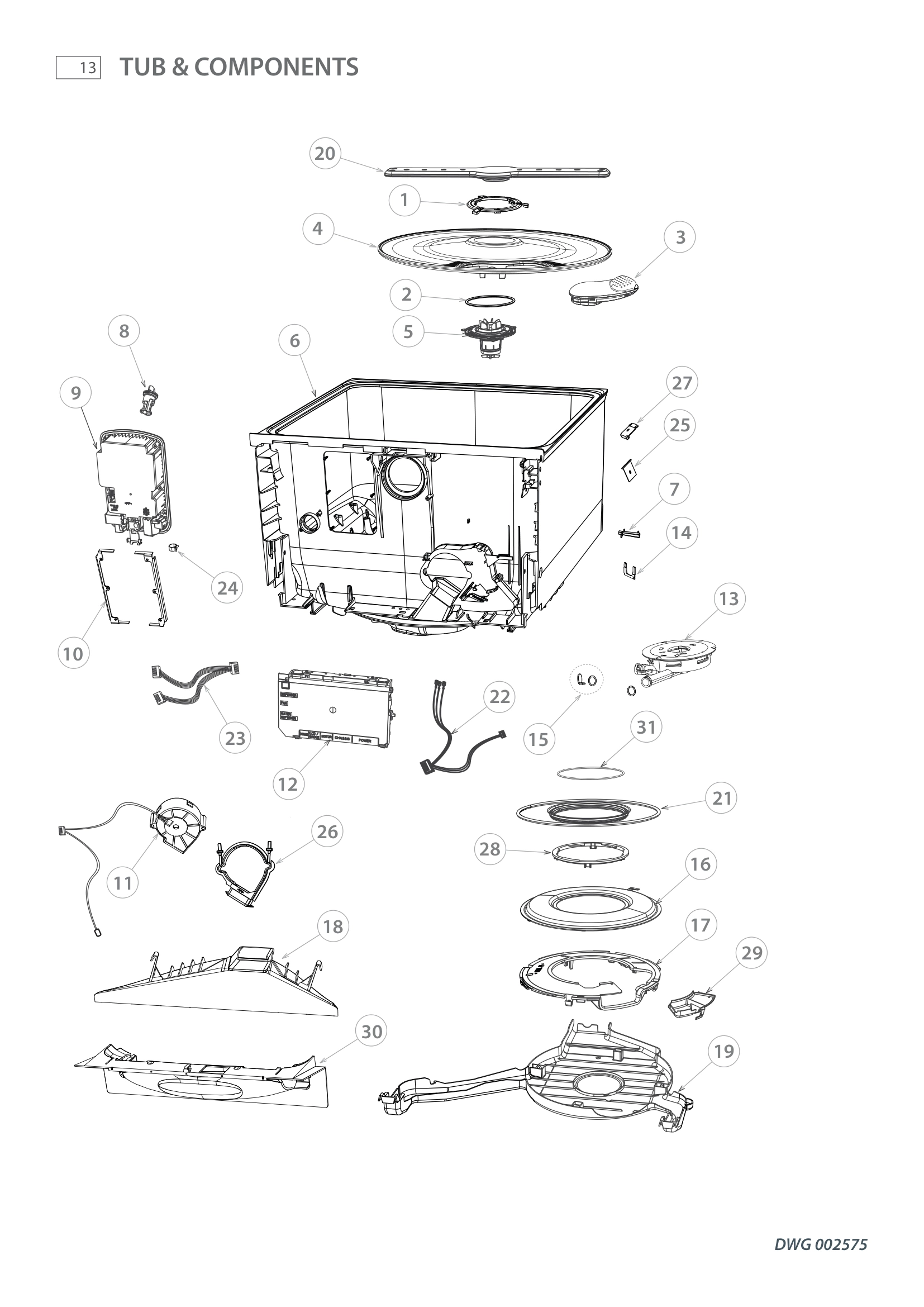 TUB & COMPONENTS