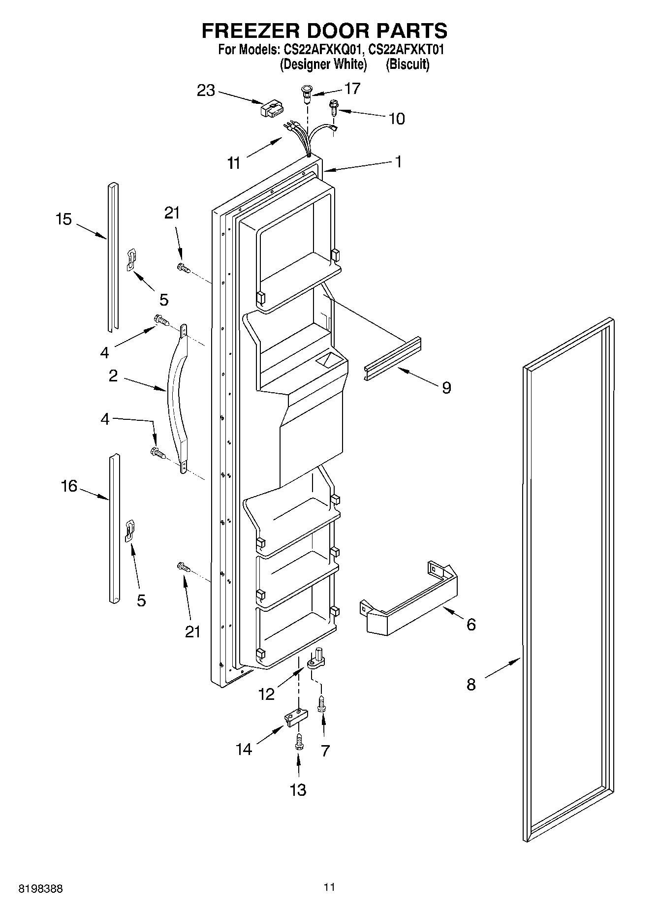 07 - FREEZER DOOR
