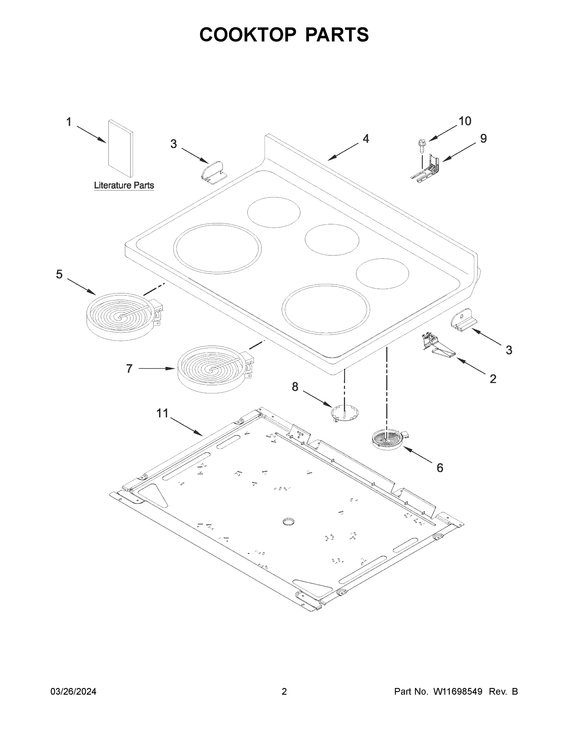 02 - COOKTOP PARTS