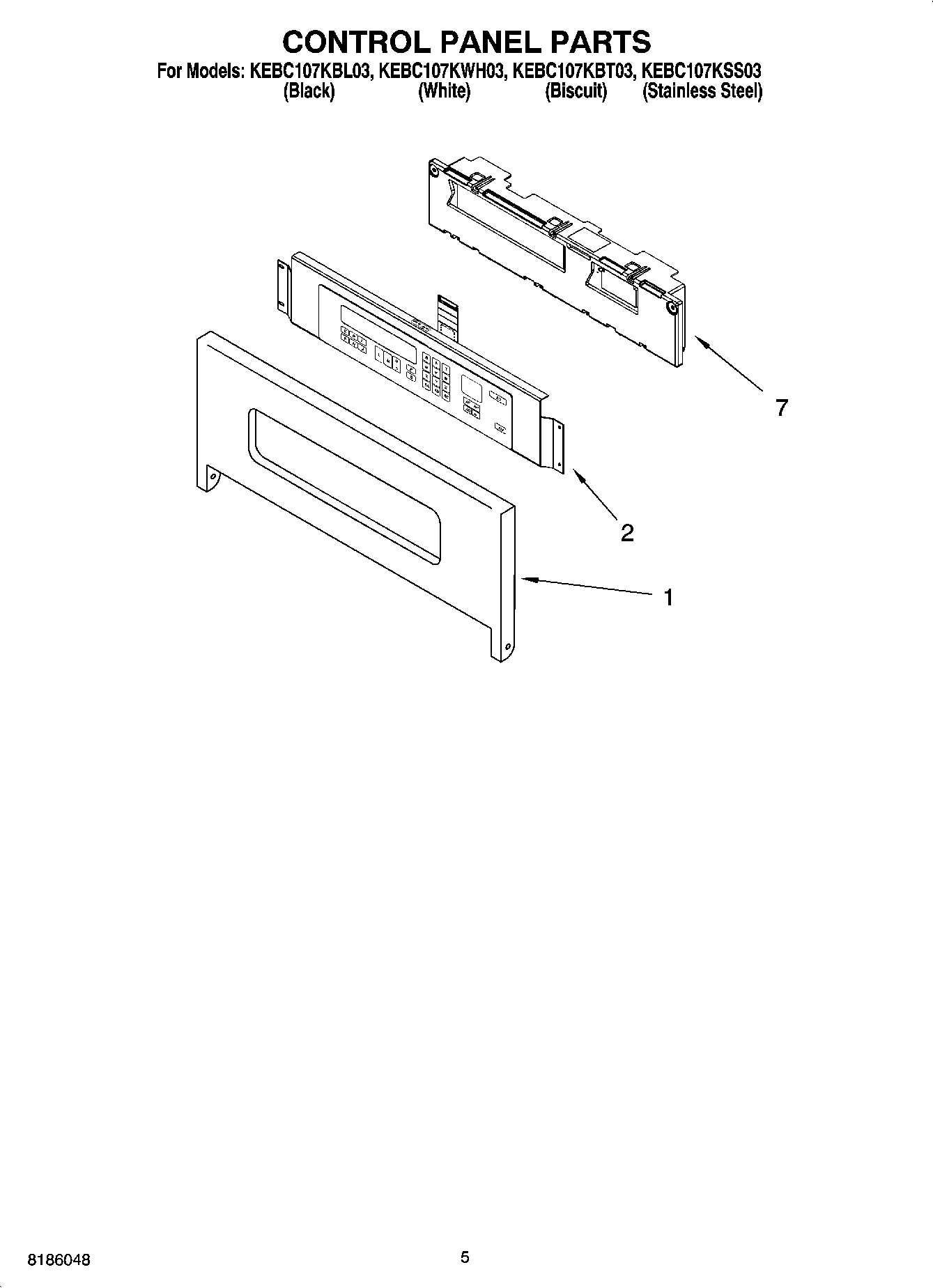 04 - CONTROL PANEL PARTS