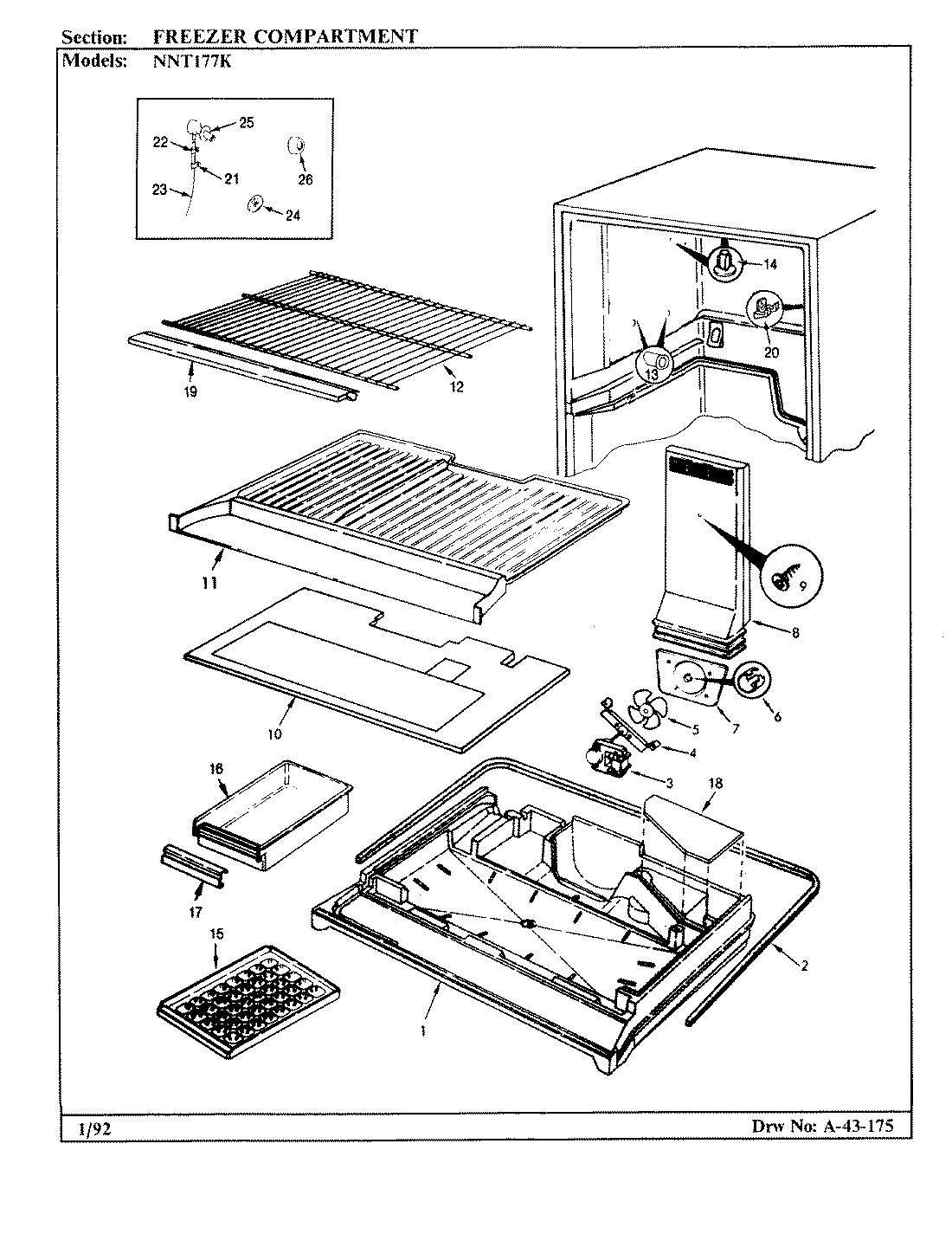 01 - FREEZER COMPARTMENT
