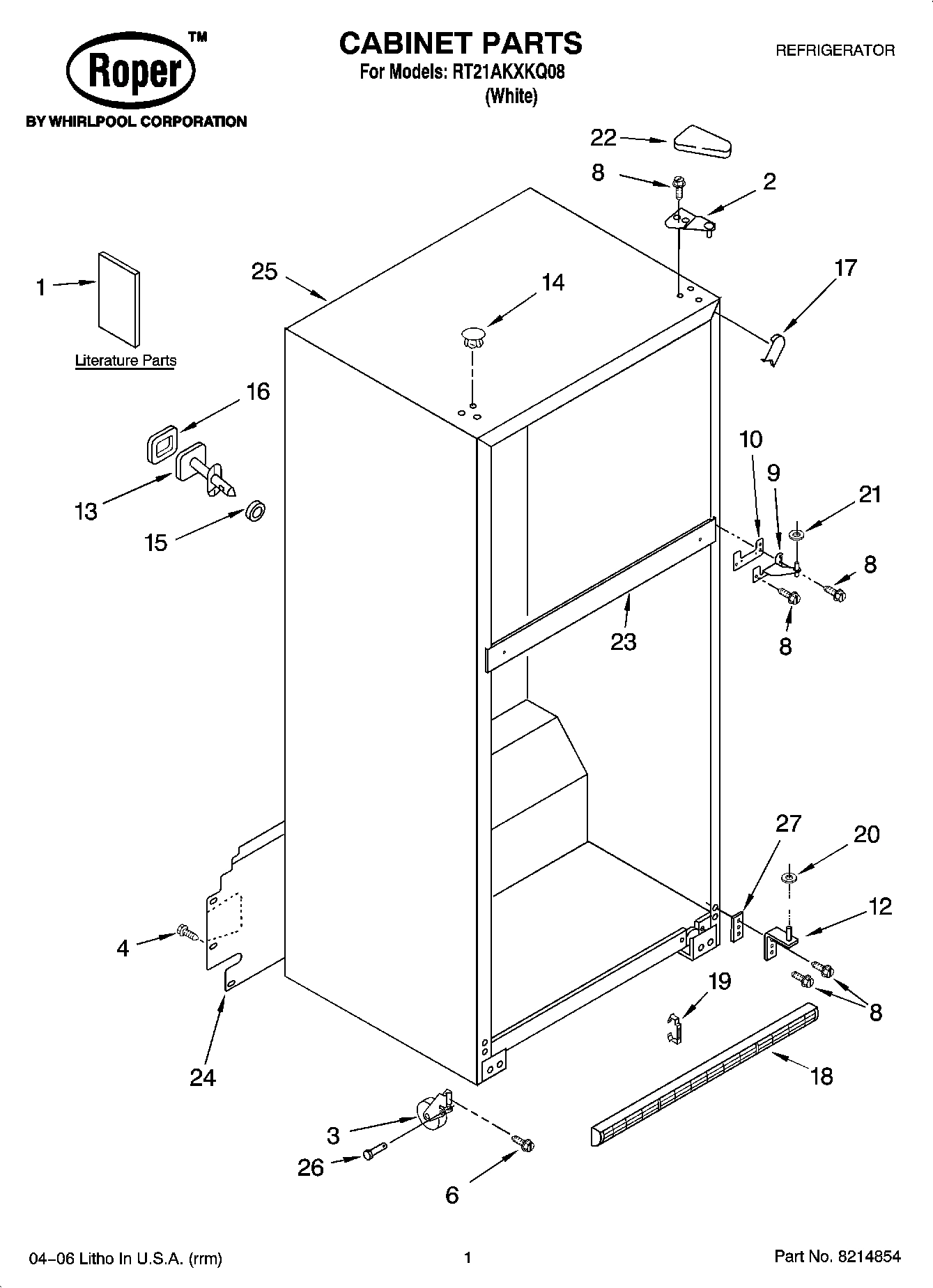 01 - CABINET PARTS