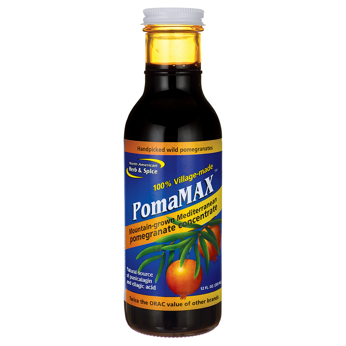 North American Herb & Spice Pomamax Pomegranate Concentrate | 12 fl oz Liquid
