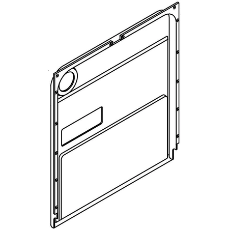 W10467368 Whirlpool Dishwasher Door Assembly