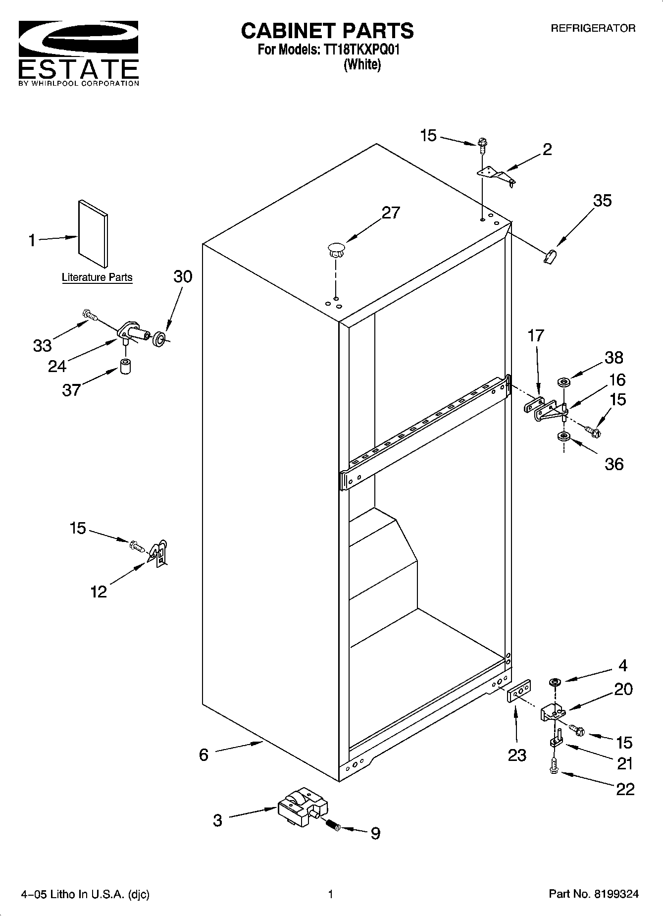 01 - CABINET PARTS