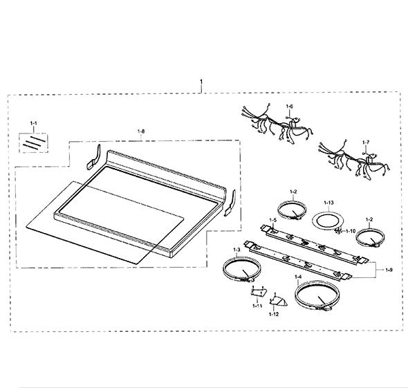 COOK TOP SECTION