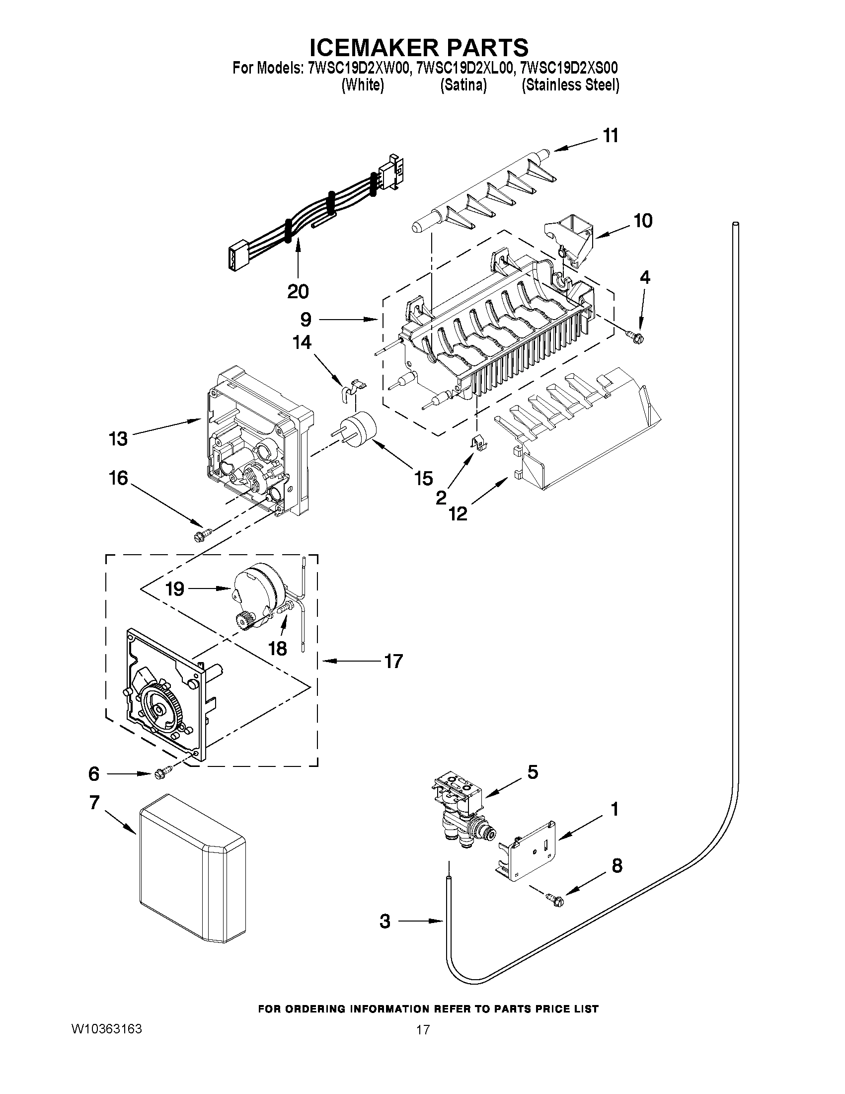 10 - ICEMAKER PARTS