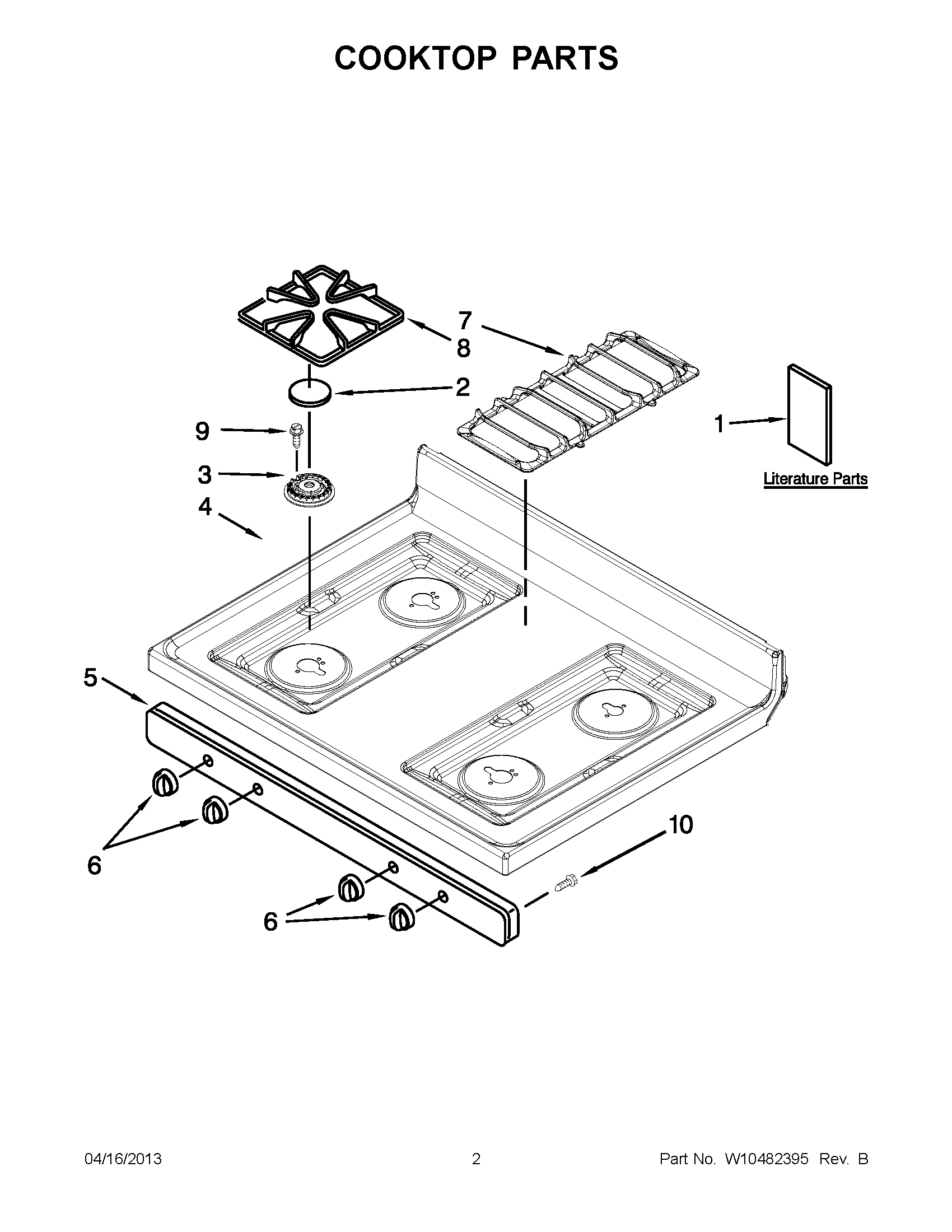 01 - COOKTOP PARTS