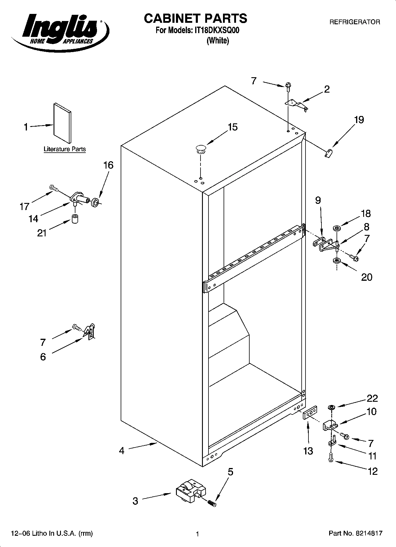 01 - CABINET PARTS