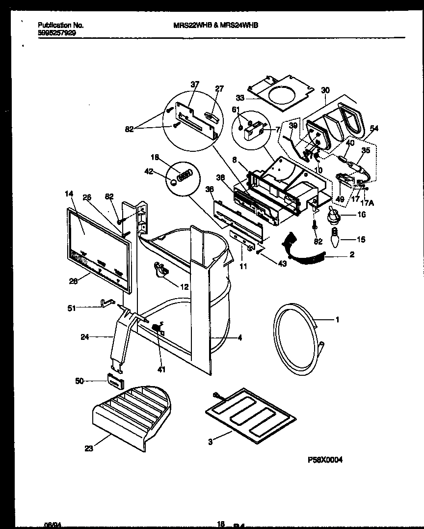 10 - ICE DOOR, DISPENSER AND WATER TANKS