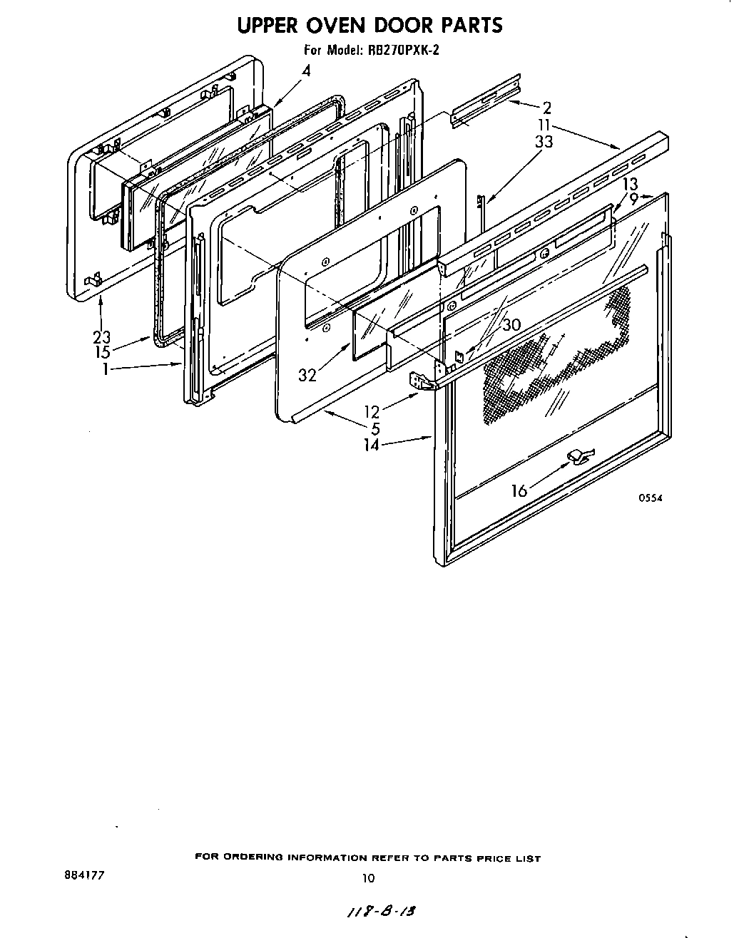 06 - UPPER OVEN DOOR