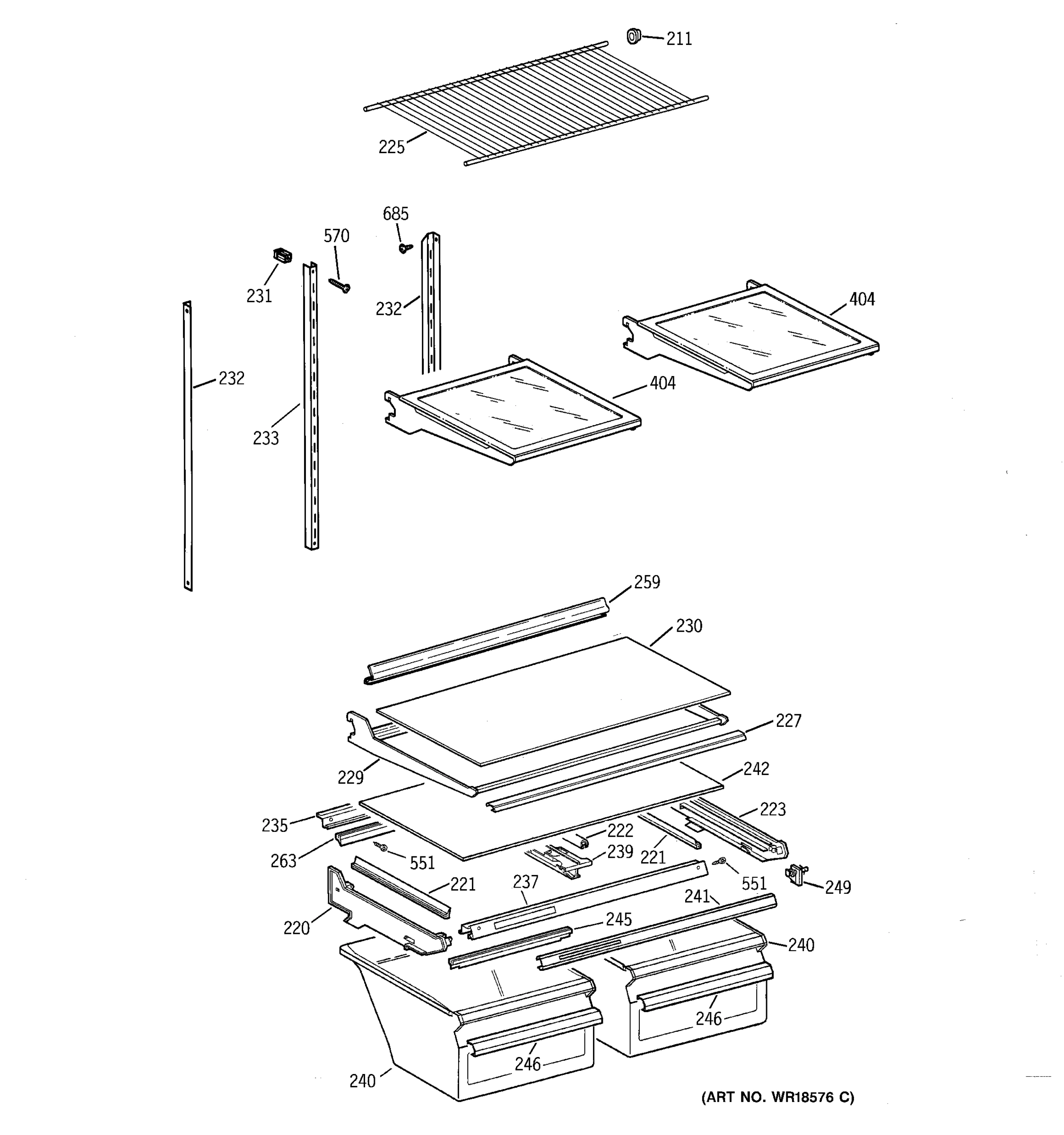 SHELF PARTS