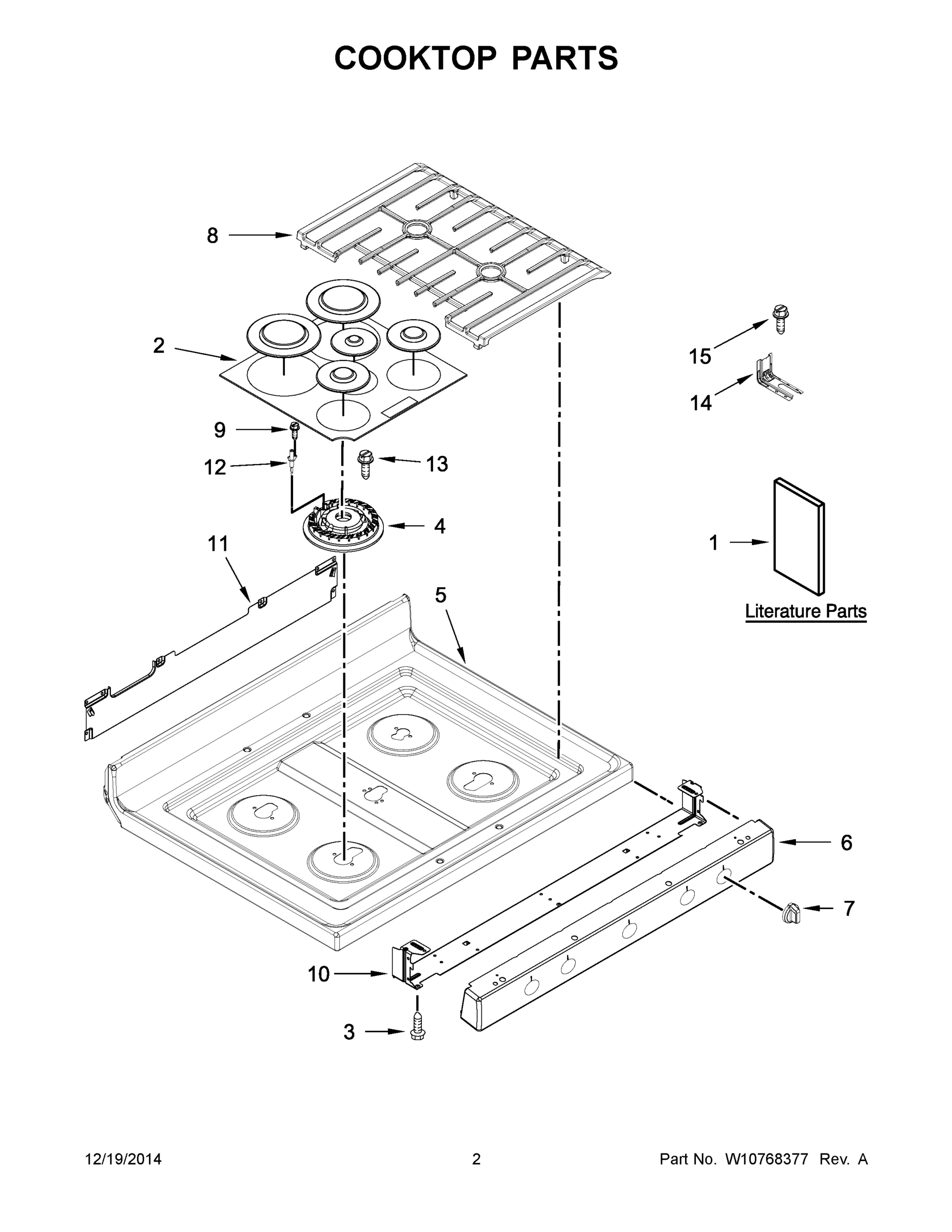 02 - COOKTOP PARTS