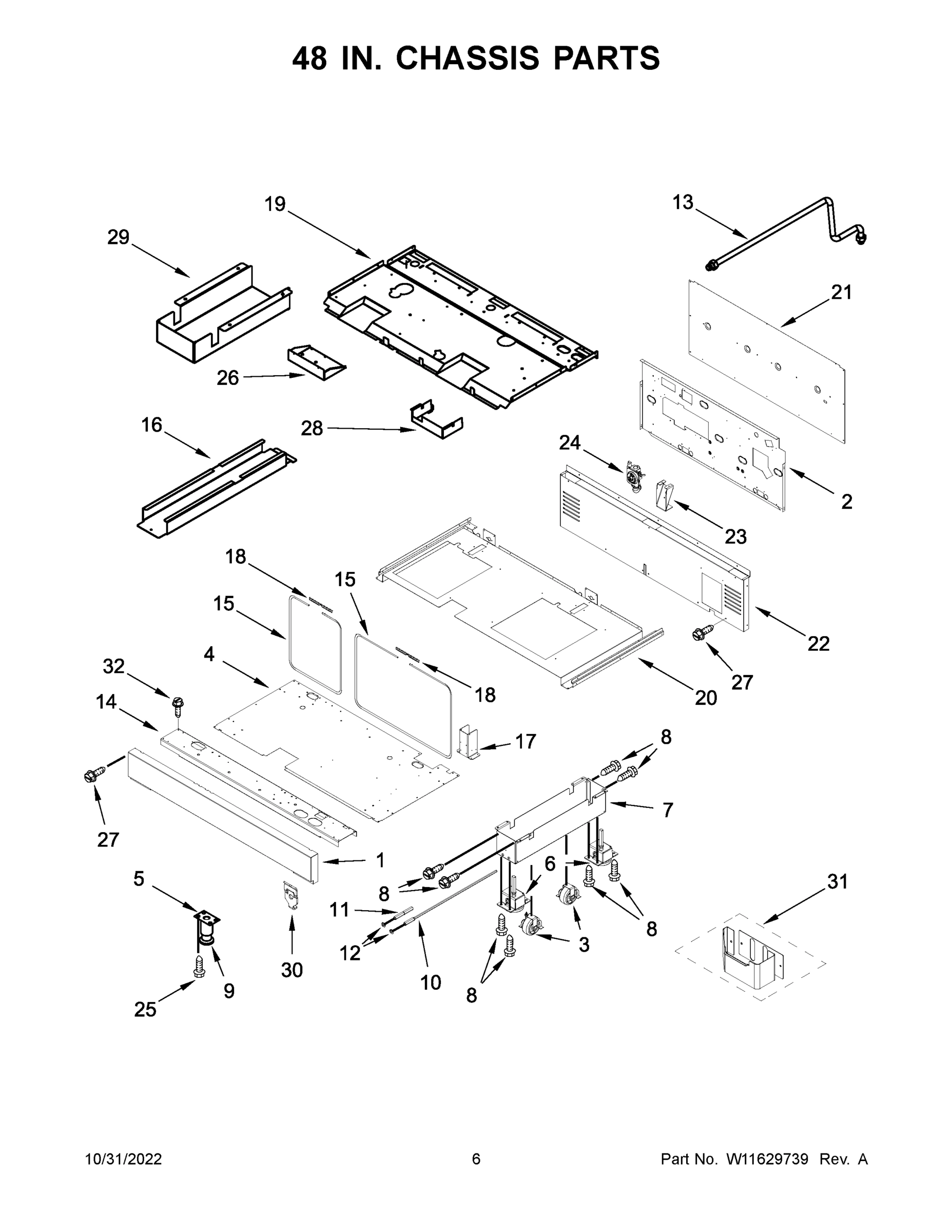 04 - 48 IN. CHASSIS PARTS