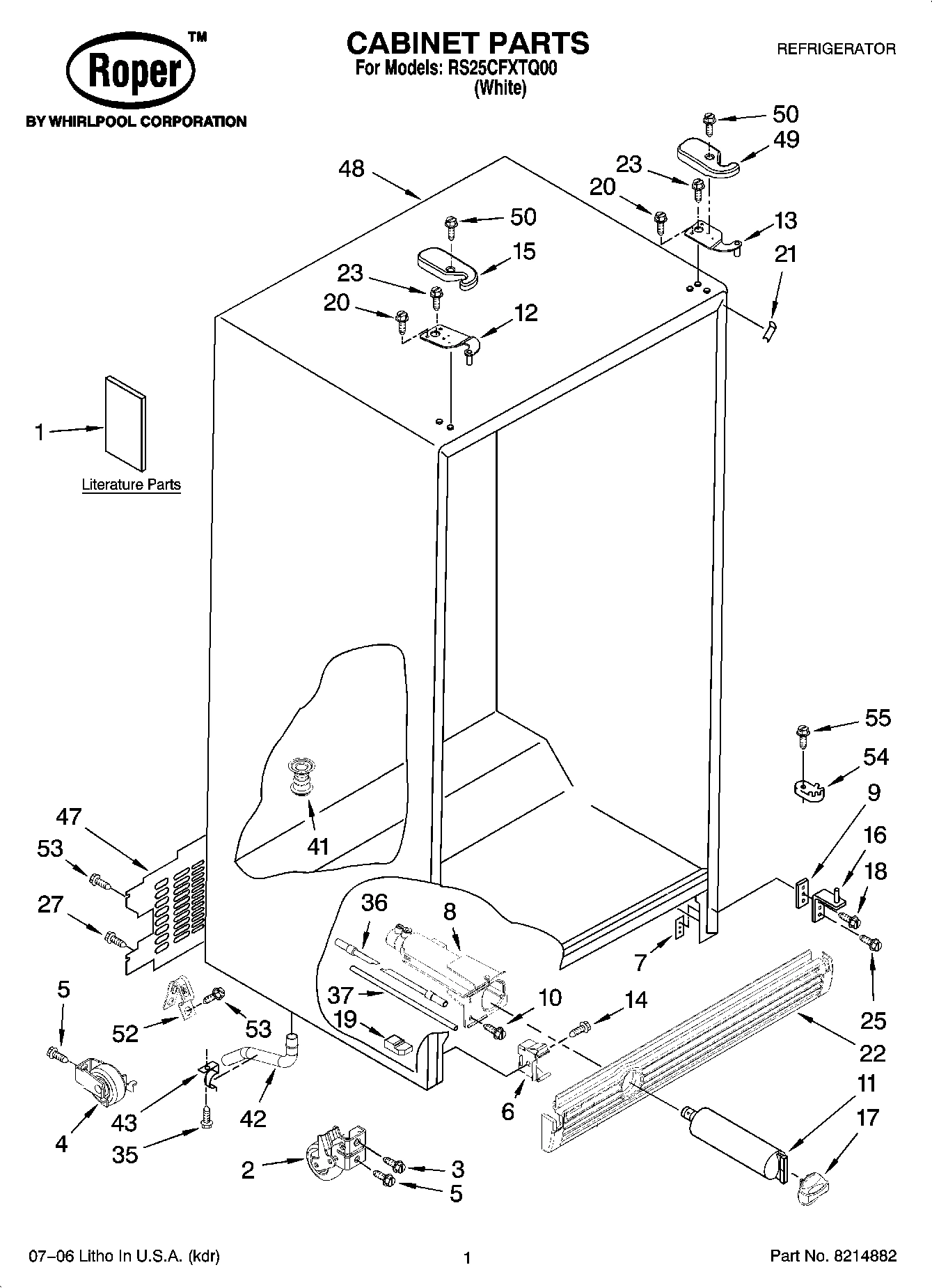 01 - CABINET PARTS