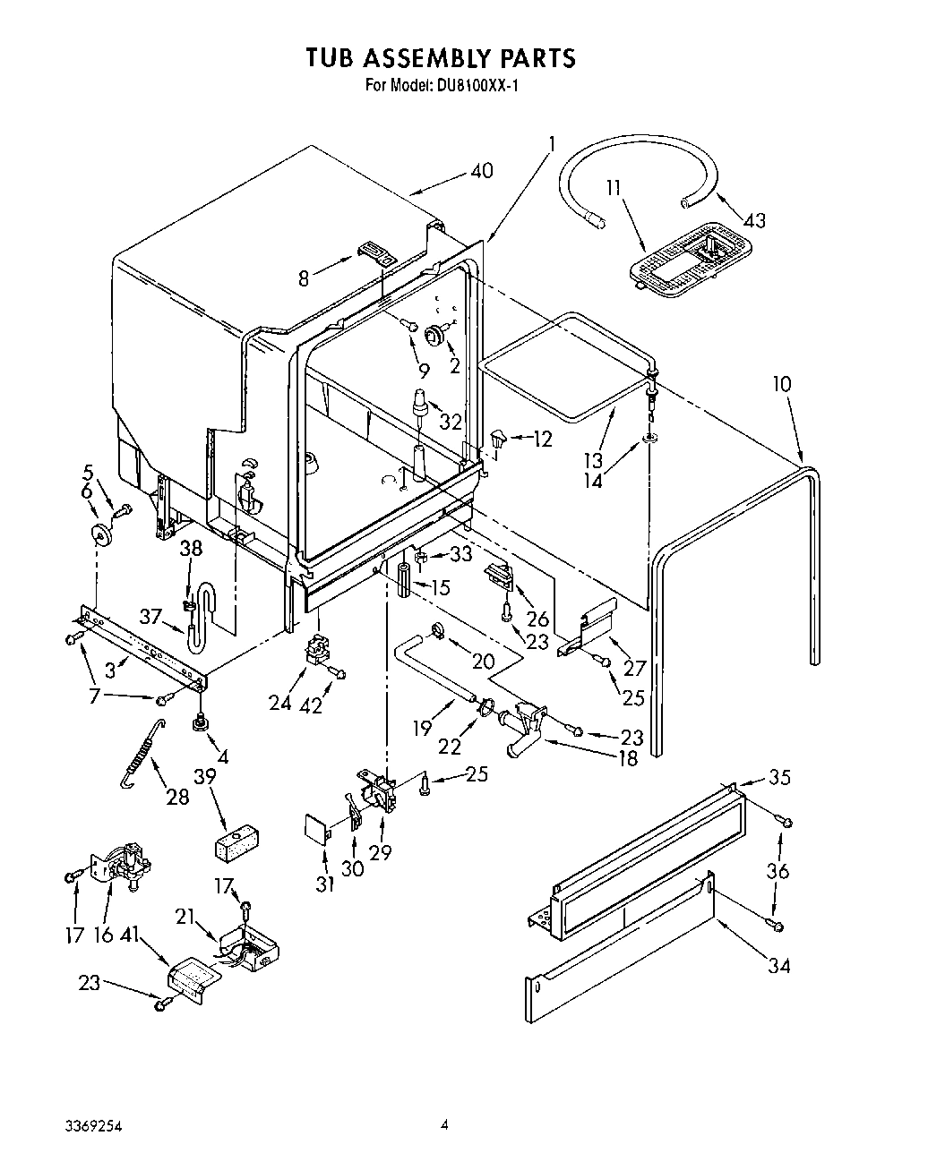04 - TUB ASSEMBLY