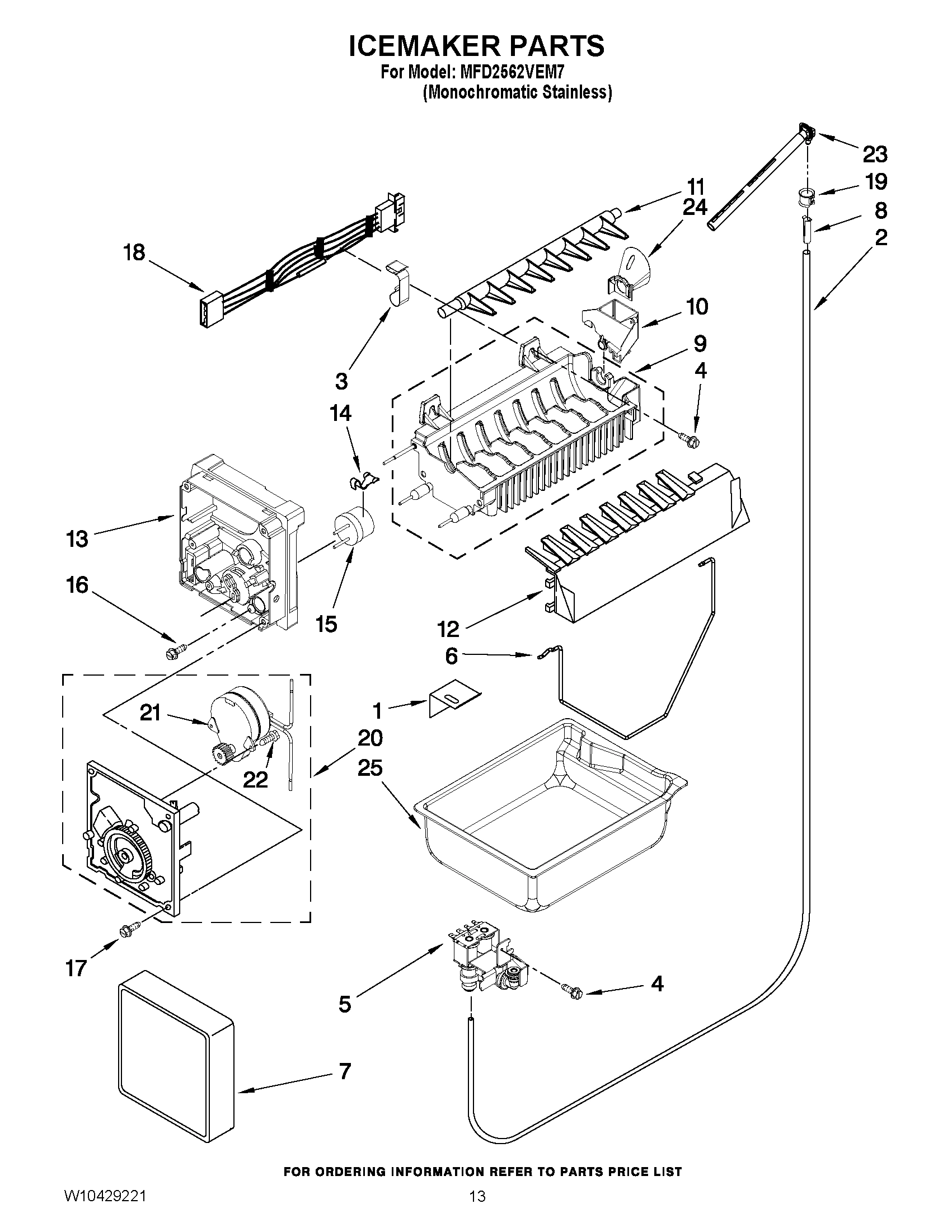 07 - ICEMAKER PARTS