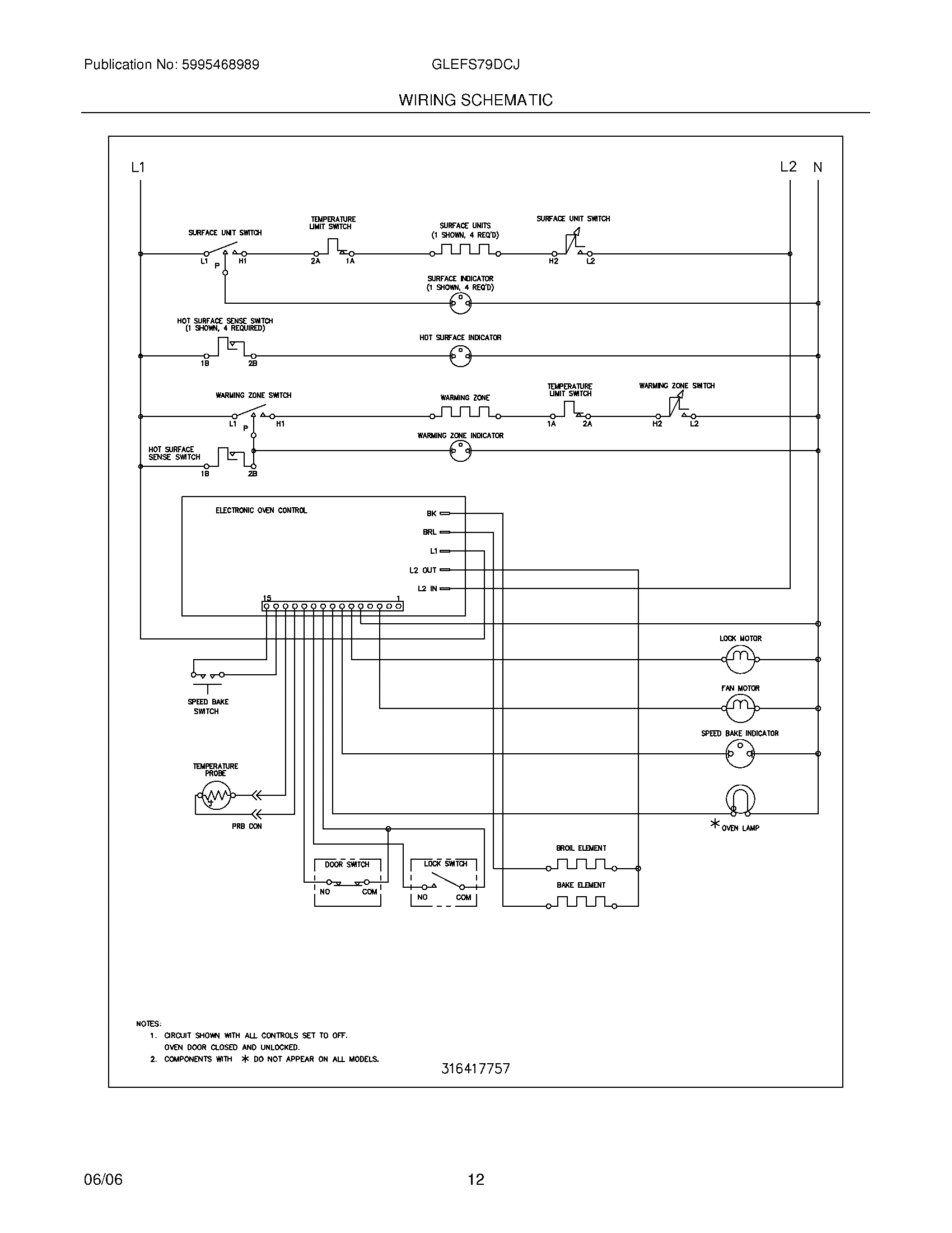 12 - WIRING SCHEMATIC