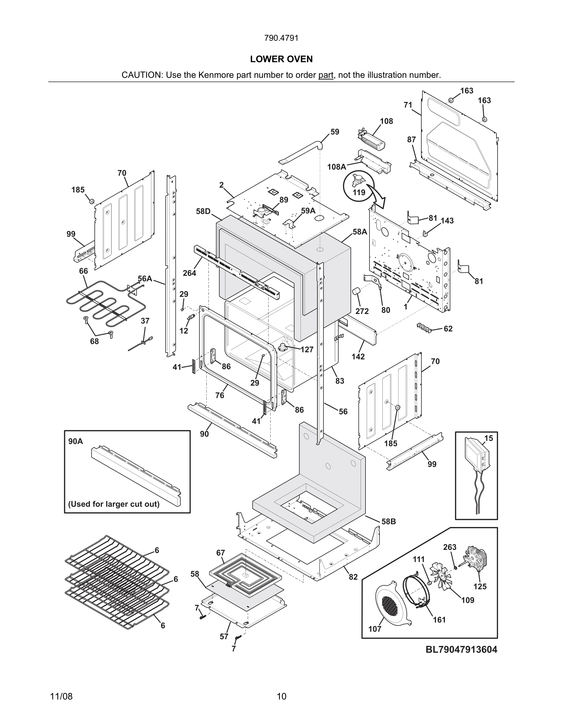 11 - LOWER OVEN