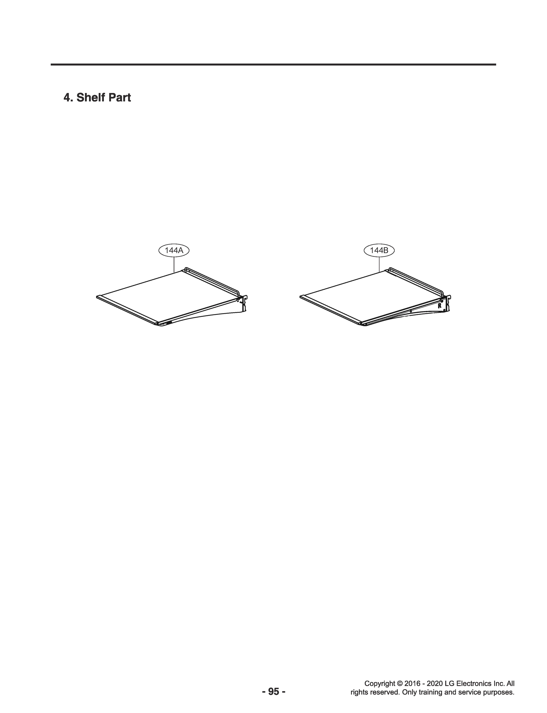 SHELF PART