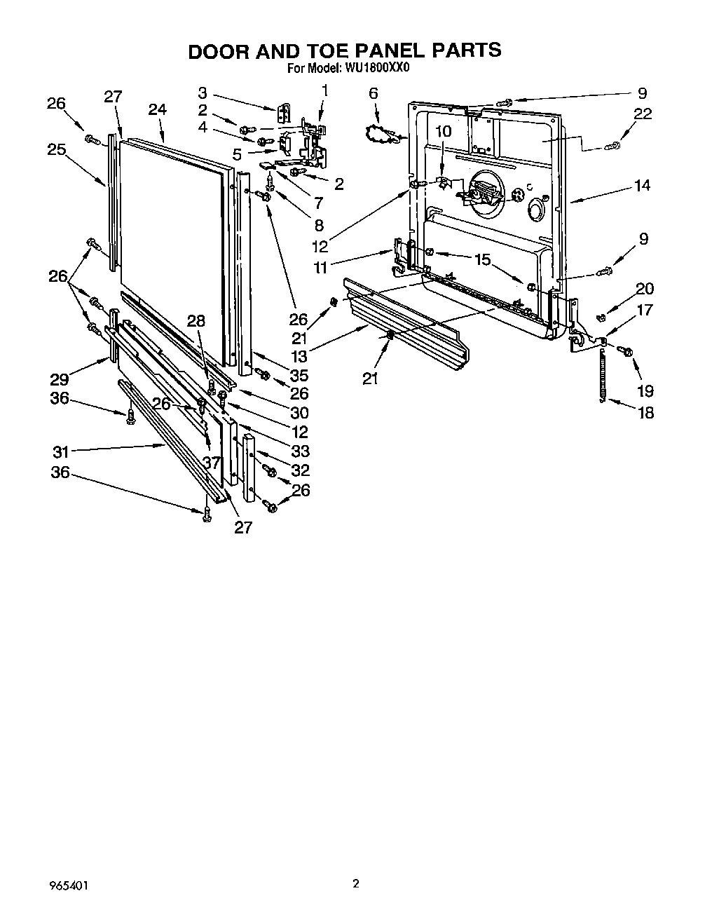 02 - DOOR AND TOE PANEL