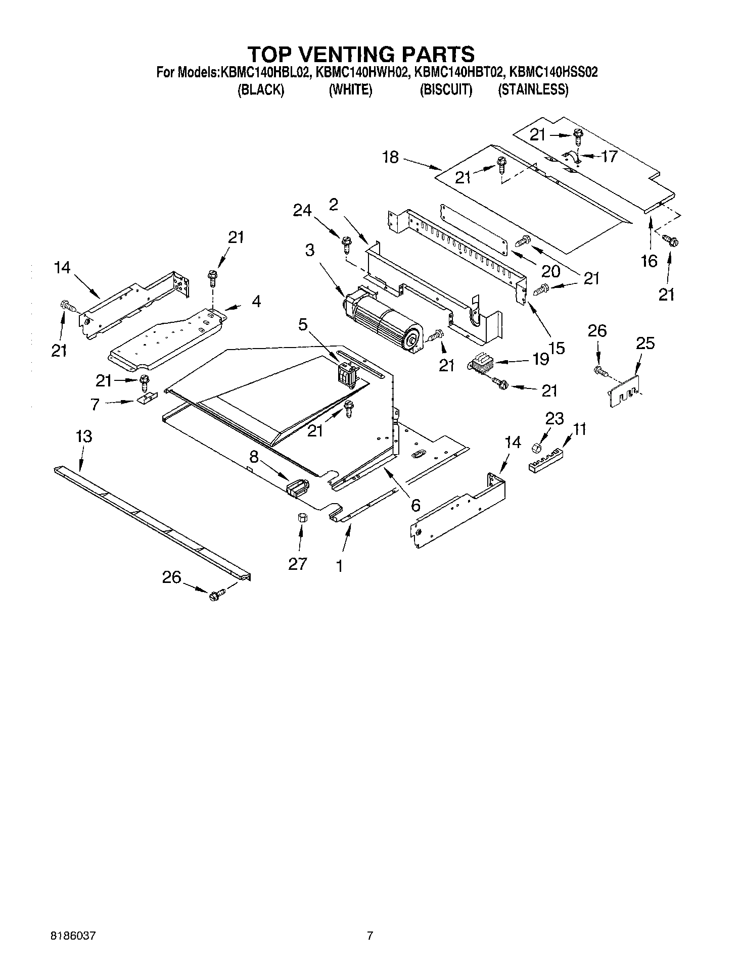 05 - TOP VENTING PARTS