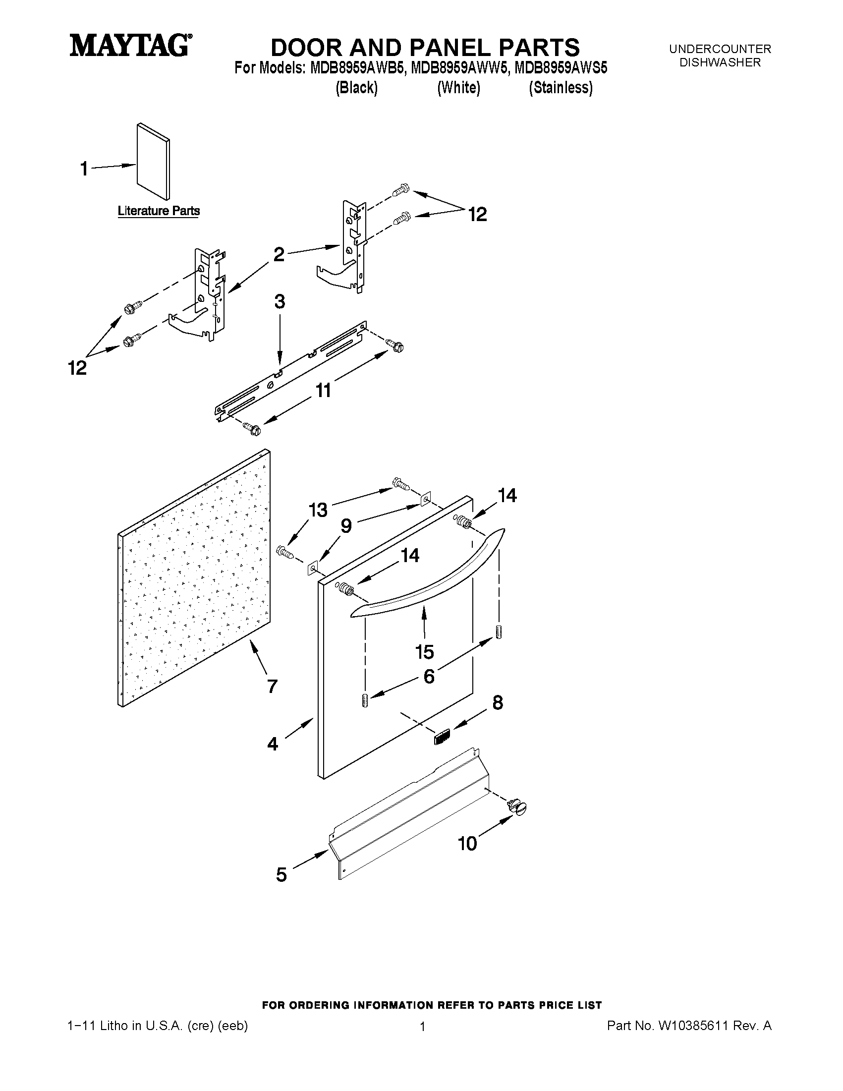 01 - DOOR AND PANEL PARTS