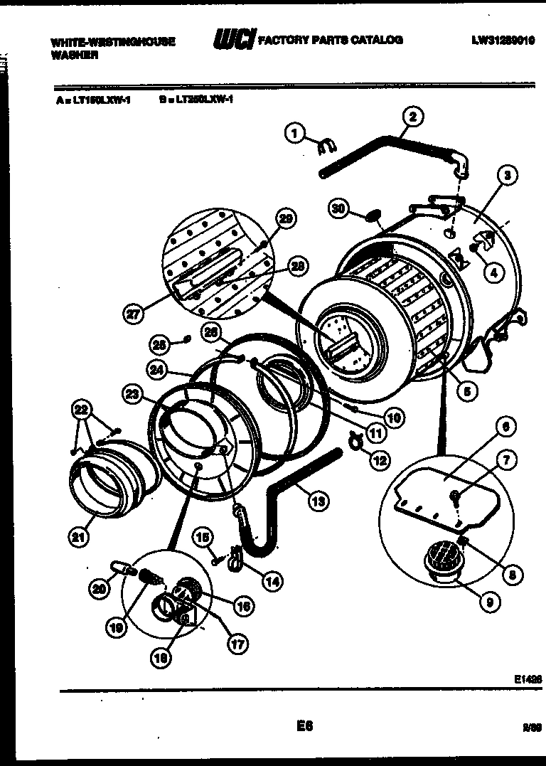 04 - TUB AND COMPONENT PARTS