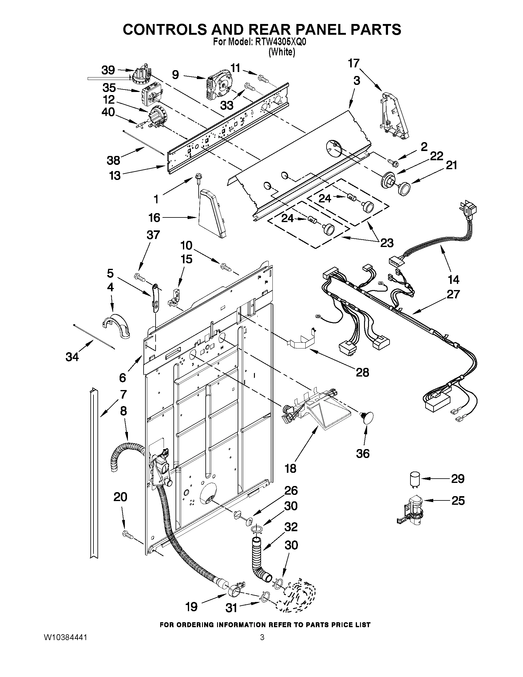 02 - CONTROLS AND REAR PANEL PARTS