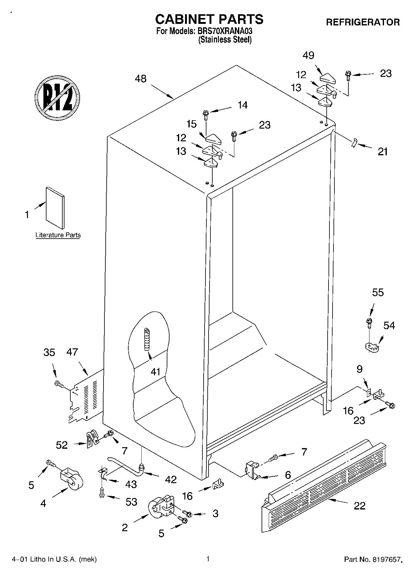 01 - CABINET, LITERATURE