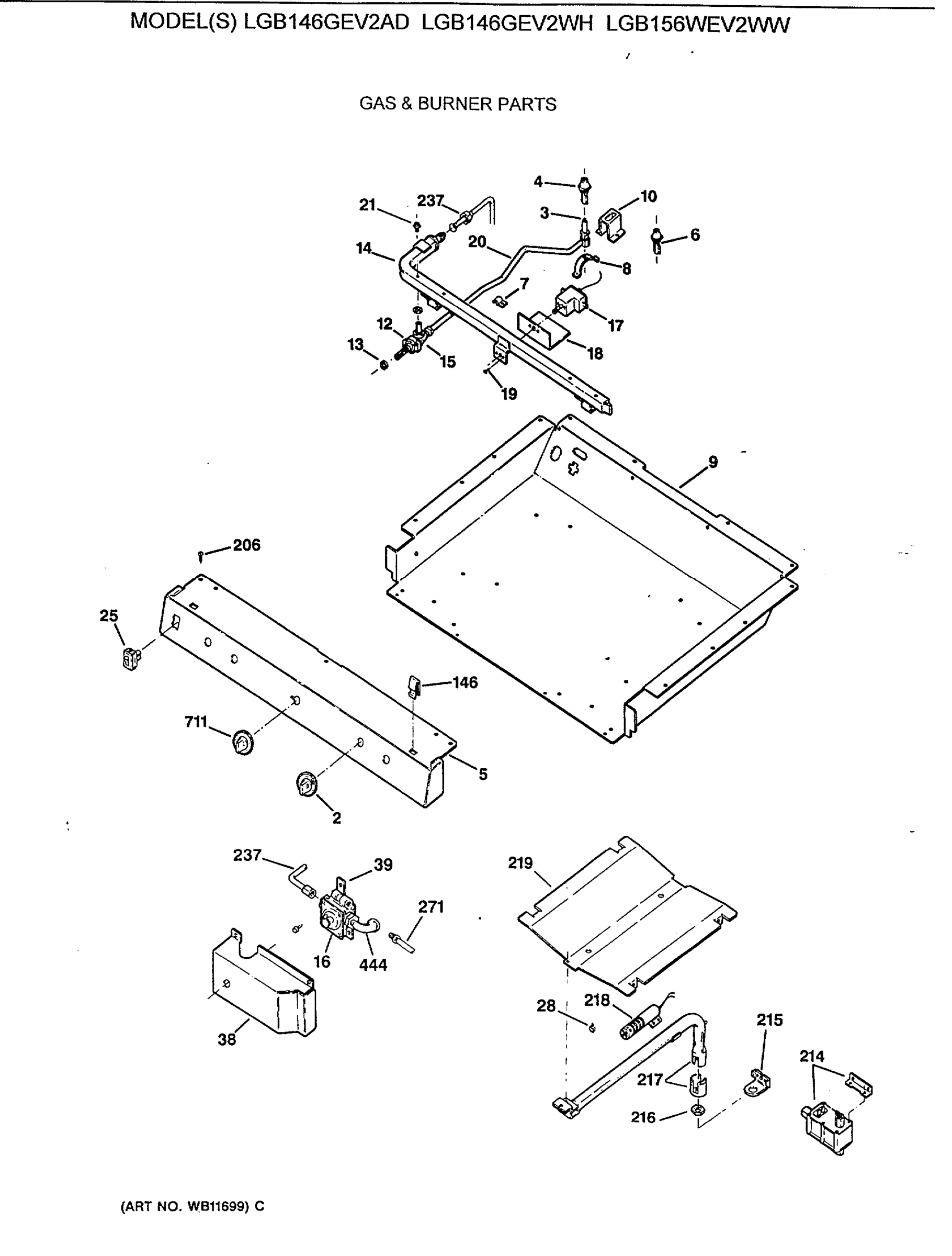 GAS & BURNER PARTS