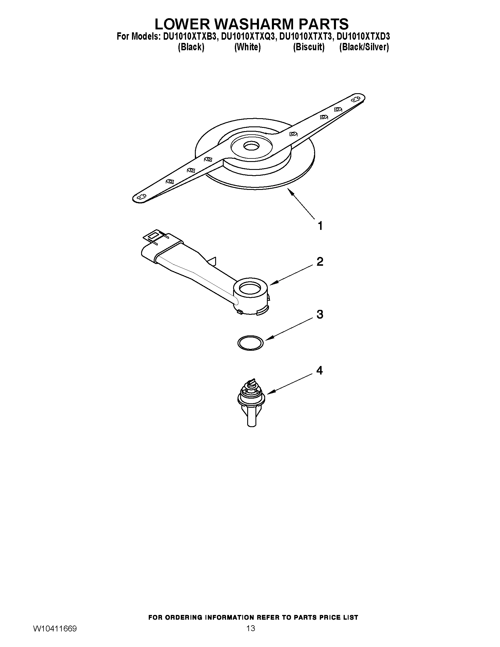 11 - LOWER WASHARM PARTS