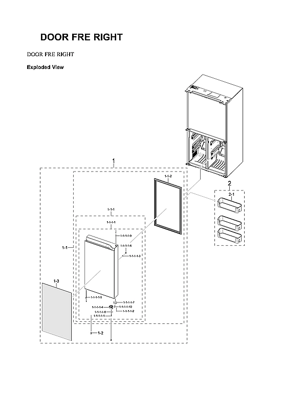 Right Freezer Door