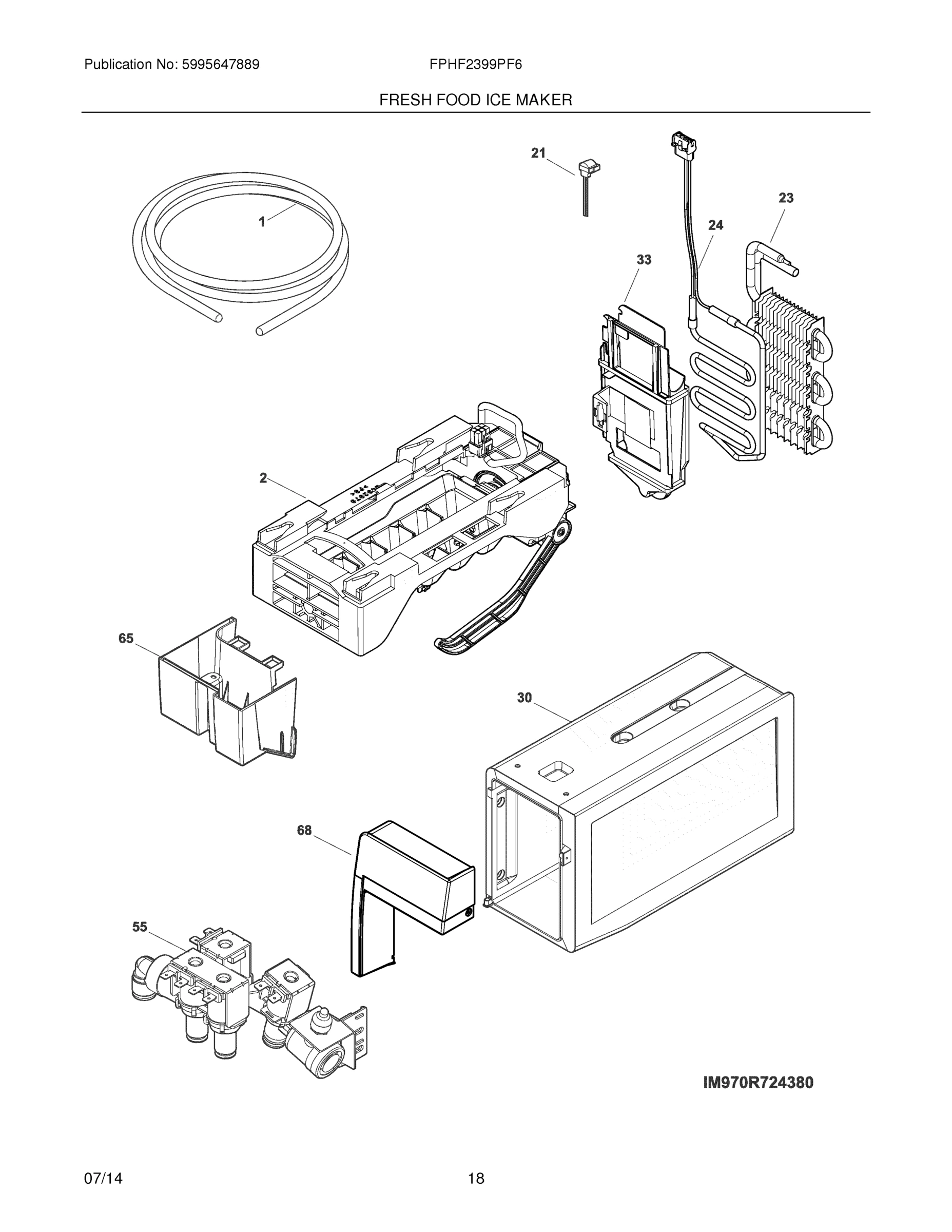 17 - FRESH FOOD ICE MAKER