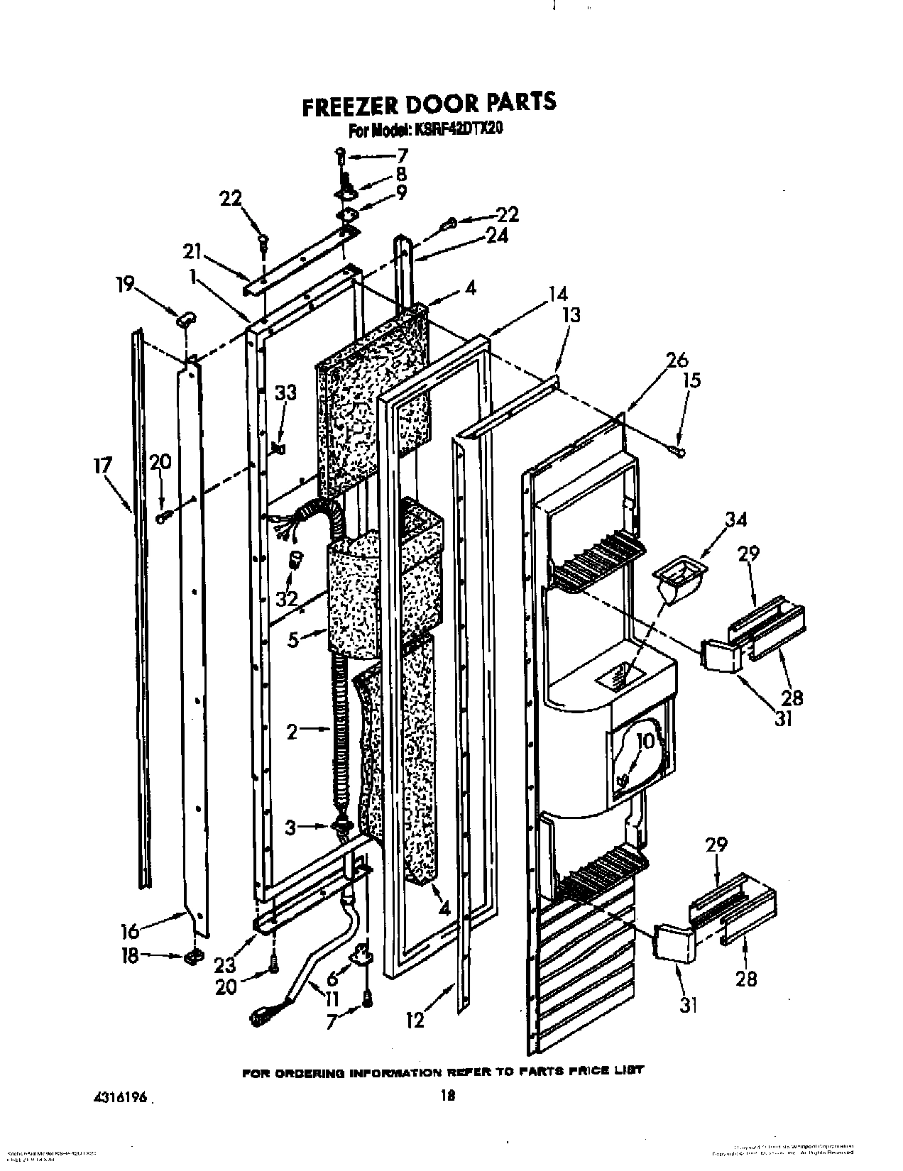 12 - FREEZER DOOR